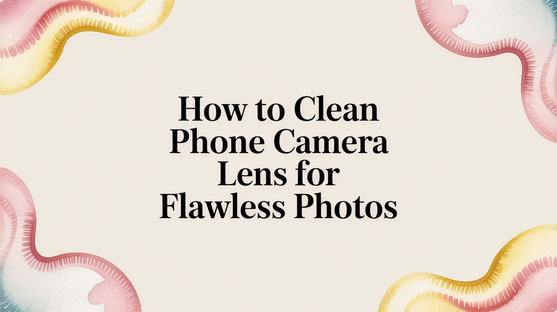How to Clean Phone Camera Lens for Flawless Photos