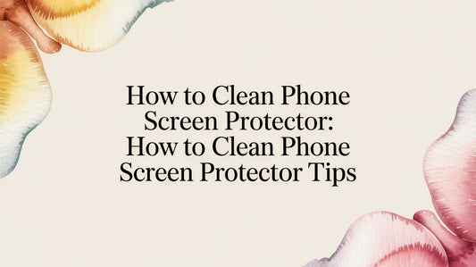 How to Clean Phone Screen Protector: how to clean phone screen protector tips