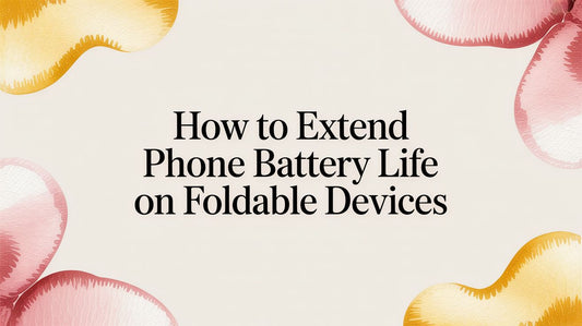 How to Extend Phone Battery Life on Foldable Devices