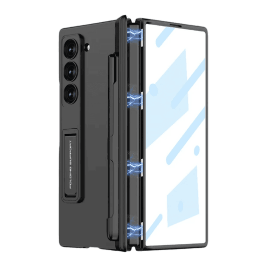 Luxury Magnetic Hinge Holder Phone Case For Samsung Galaxy Z Fold Series - FoldifyCase