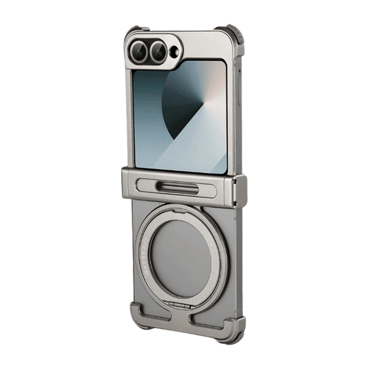 360° Rotatable Stand Metal Case For Samsung Galaxy Z Flip 6 - FoldifyCase