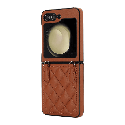 Fashion Crossbody Leather Case For Samsung Galaxy Z Flip Series - FoldifyCase