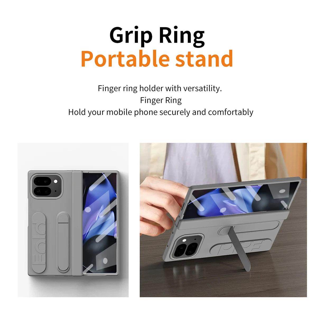 Case Skin Friendly With Elastic Wrist Band For Google Pixel 9 Pro Fold - FoldifyCase