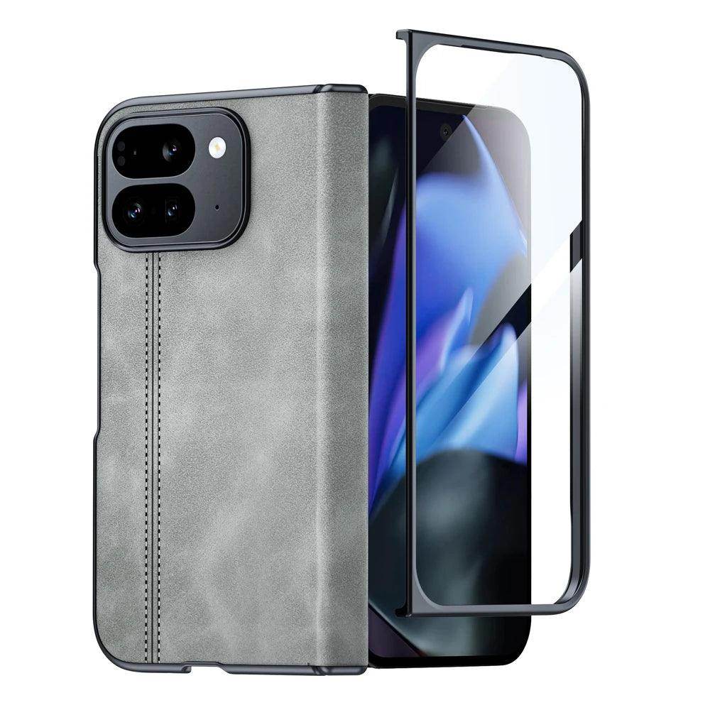 Sheepskin Texture Magnetic Hinge Protective Case For Google Pixel 9 Pro Fold - FoldifyCase