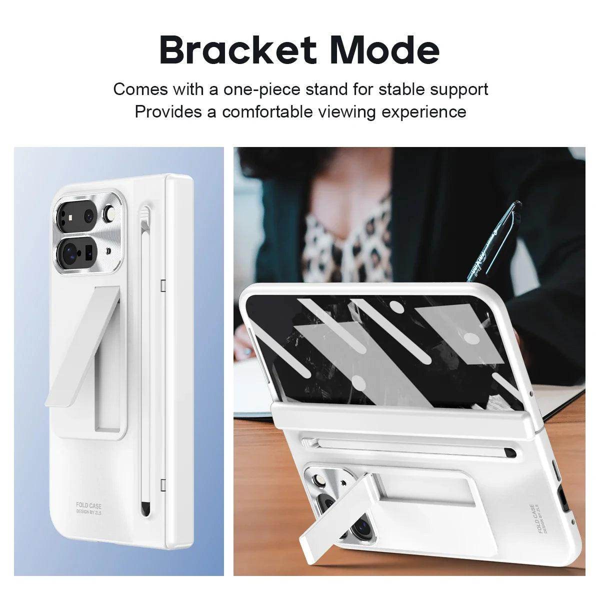 Full Protection Glass Film Plating Hinge Case For Google Pixel 9 Pro Fold - FoldifyCase