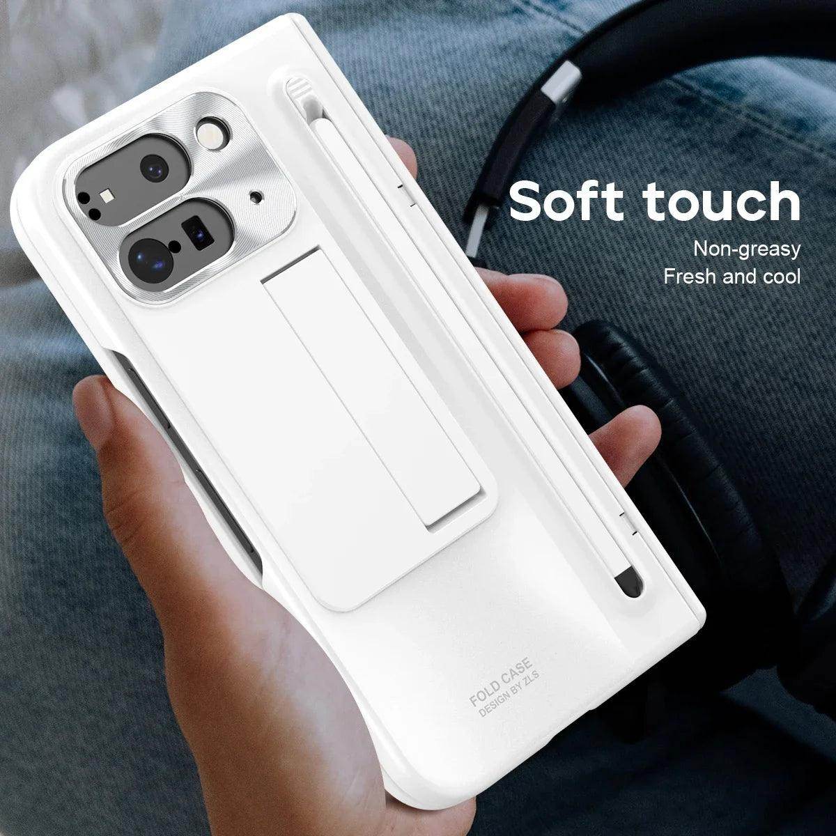 Full Protection Glass Film Plating Hinge Case For Google Pixel 9 Pro Fold - FoldifyCase
