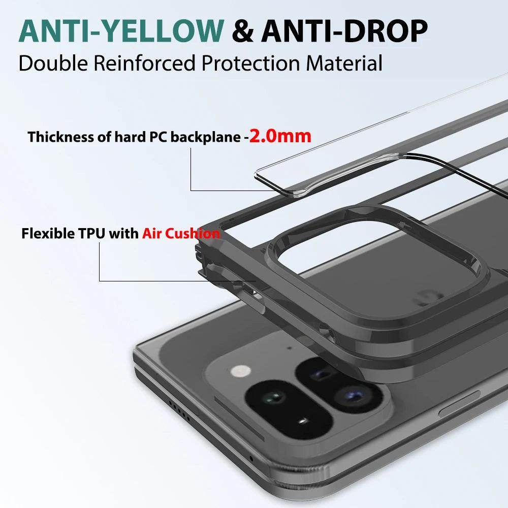 Luxury Acrylic Transparent Folding Cover For Google Pixel 9 Pro Fold - FoldifyCase