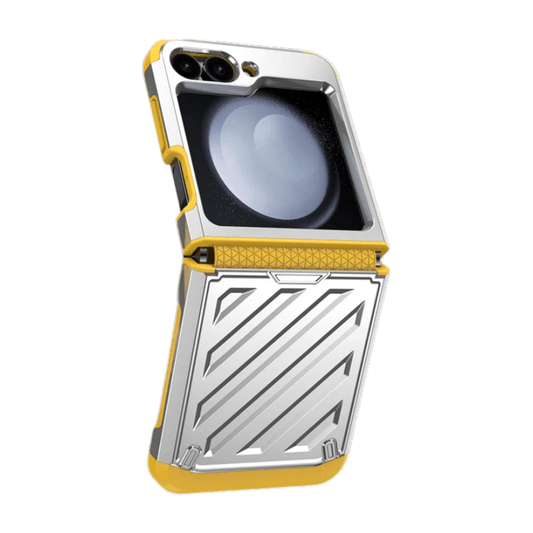 Electroplated Retractable Hinge Protective Case For Samsung Z Flip Series - FoldifyCase