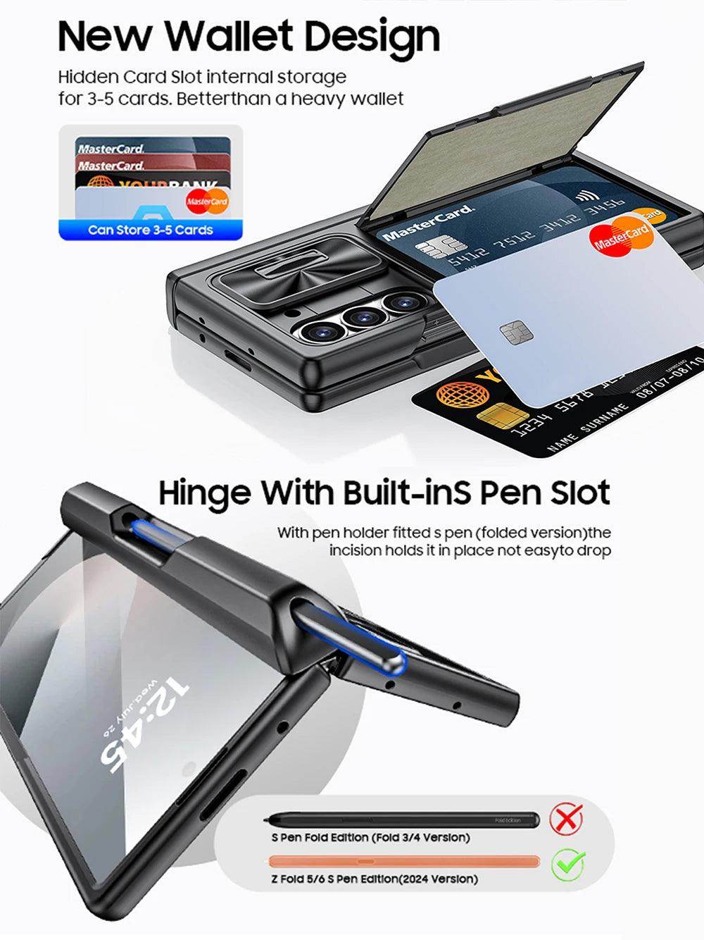 S Pen Card Holder Case For Samsung Galaxy Z Fold 6 - FoldifyCase