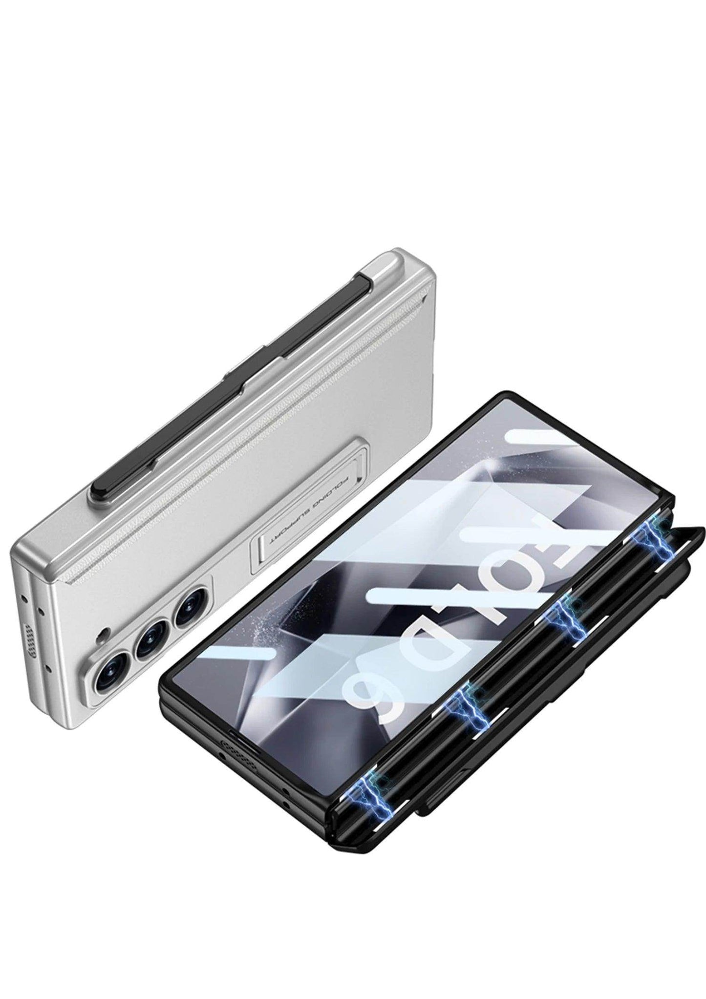 Luxury Magnetic Hinge Holder Phone Case For Samsung Galaxy Z Fold Series - FoldifyCase