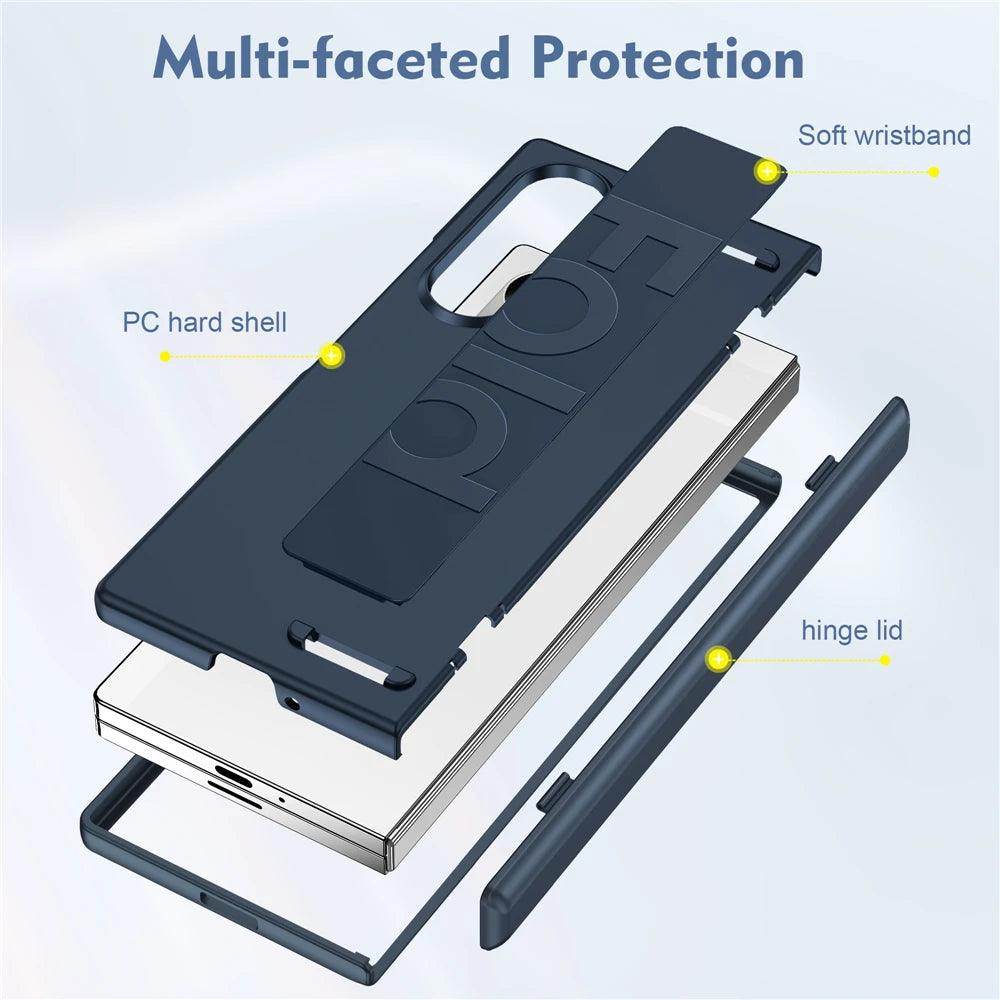 Elastic Silicone Wrist Strap Case For Samsung Galaxy Z Fold Series - FoldifyCase