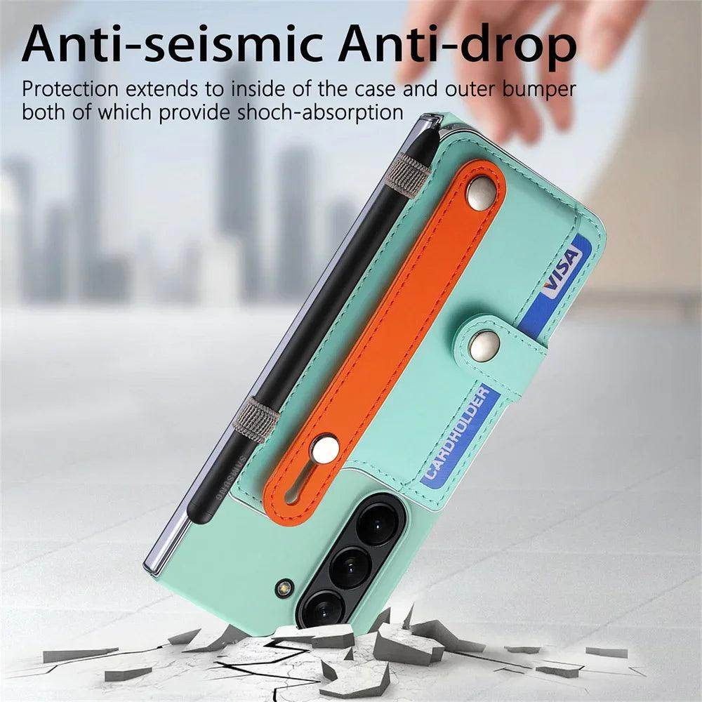 Card Slot Wallet Case with Pen Holder For Samsung Galaxy Z Fold Series - FoldifyCase