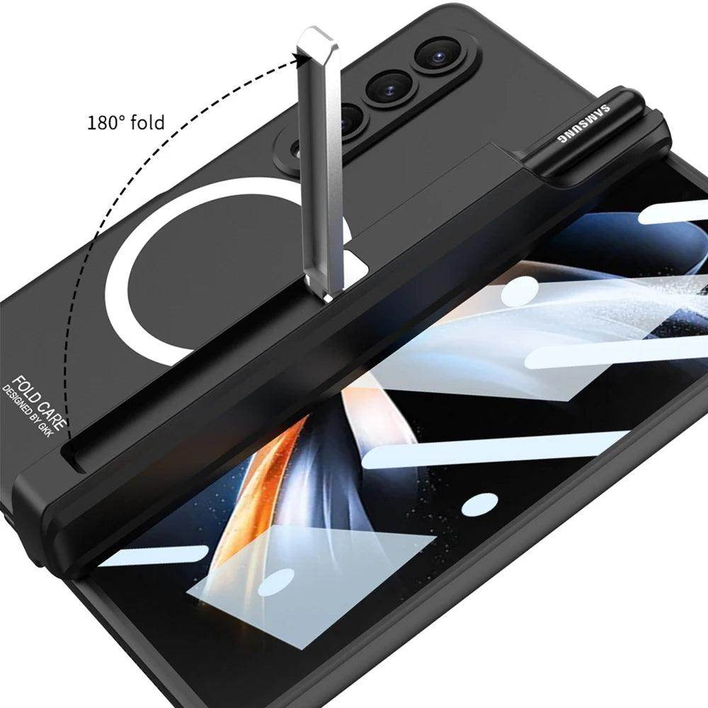 Magnetic Hinge Pen Holder Stand For Samsung Galaxy Z Fold Series - FoldifyCase