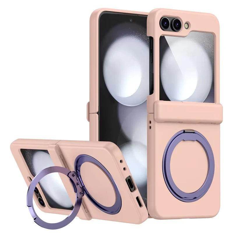 Luxury Plating Hinge 360°Magnetic Case For Samsung Galaxy Z Flip Series - FoldifyCase