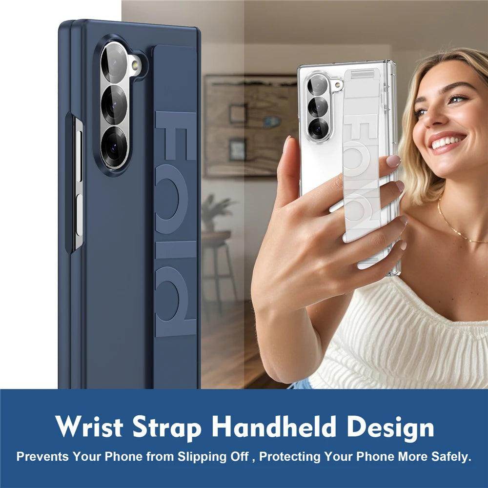 Elastic Silicone Wrist Strap Case For Samsung Galaxy Z Fold Series - FoldifyCase