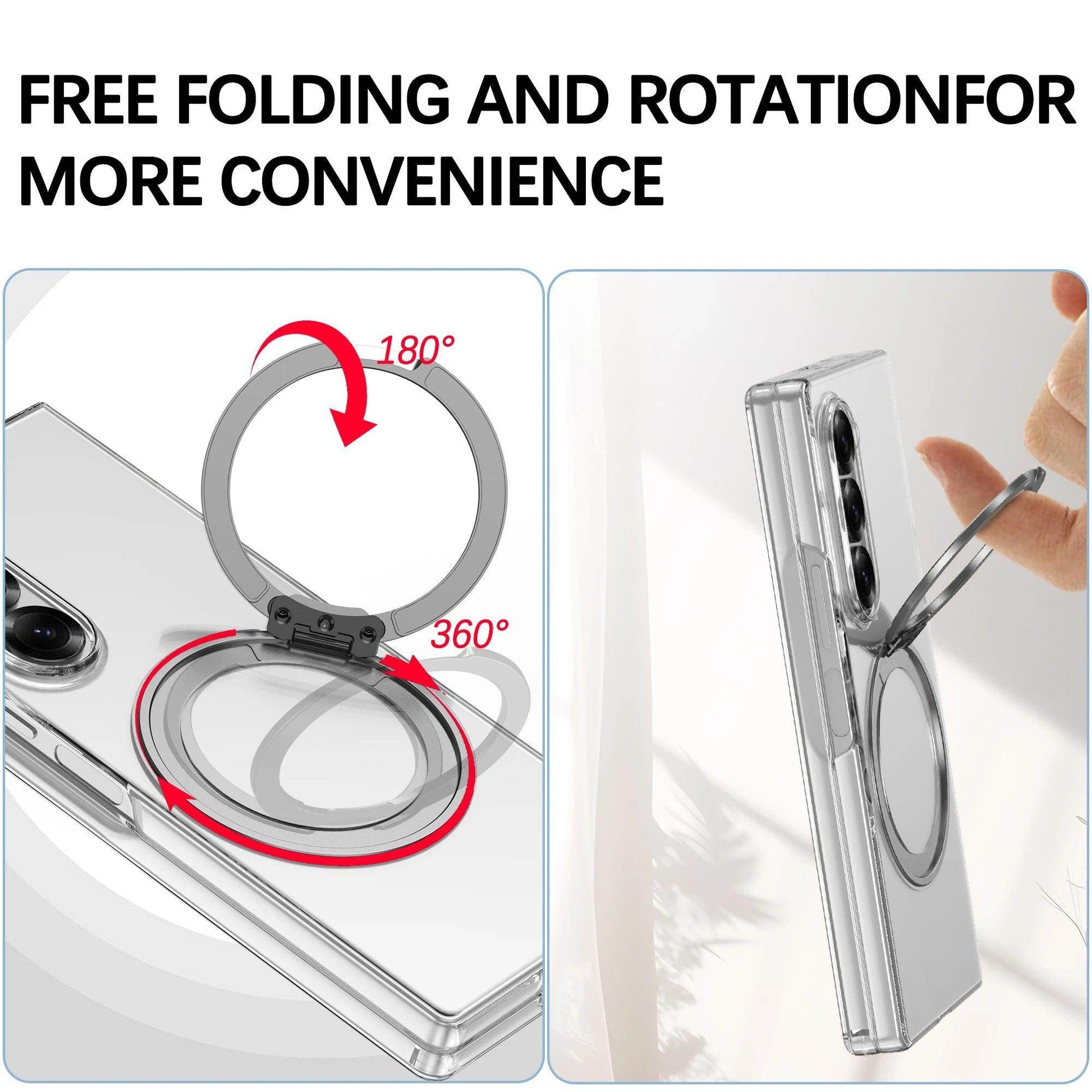 Transparent Magsafe Wireless Charging Case For Samsung Galaxy Z Fold 6 - FoldifyCase