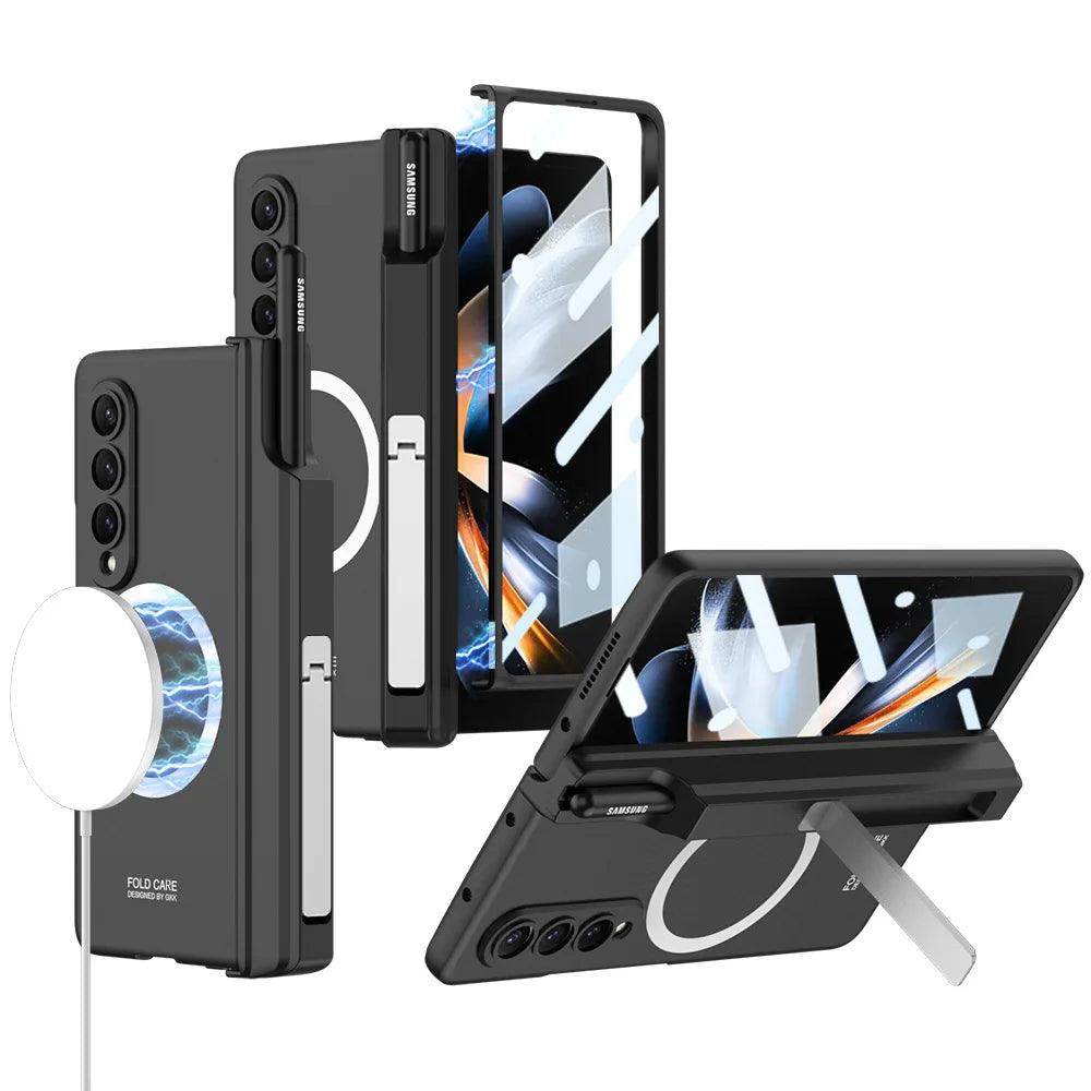 Magnetic Hinge Pen Holder Stand For Samsung Galaxy Z Fold Series - FoldifyCase