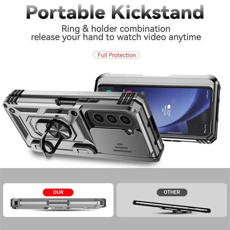 Military Shock Resistant Ring Holder For Samsung Galaxy Z Fold Series - FoldifyCase