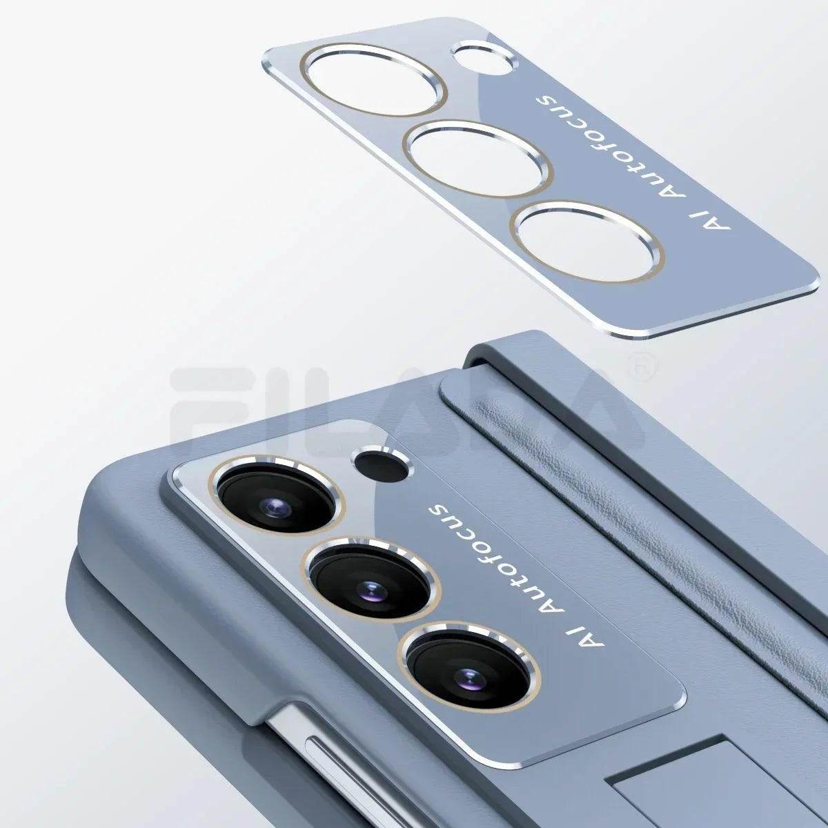 Skin Friendly Matte Leather Bracket For Samsung Galaxy Z Fold Series - FoldifyCase