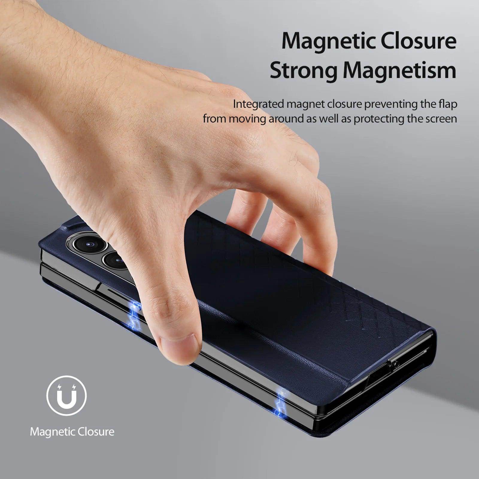 Business Flip Leather Case For Samsung Galaxy Z Fold Series - FoldifyCase