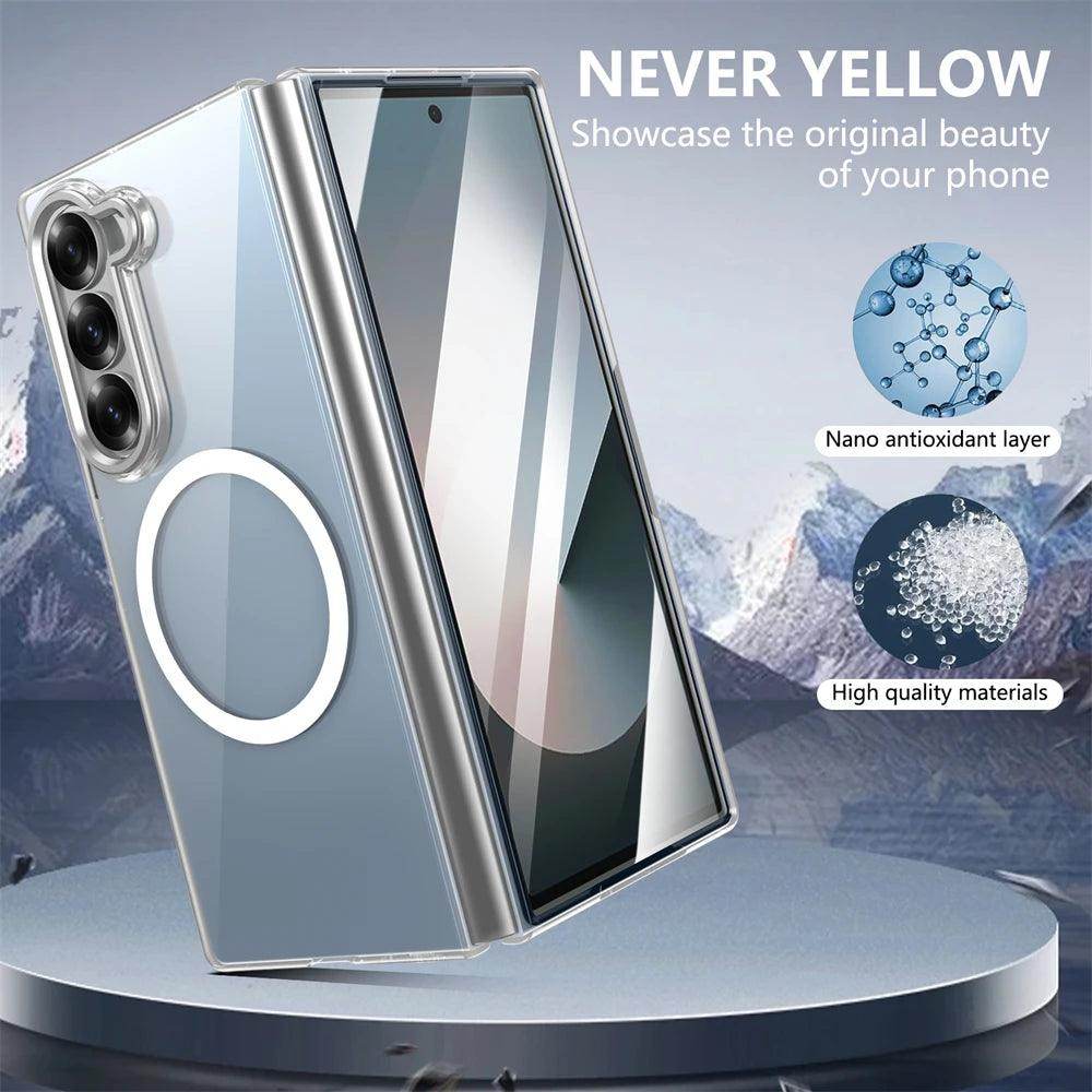 Magnetic Clear Phone Case For Samsung Galaxy Z Fold Series - FoldifyCase