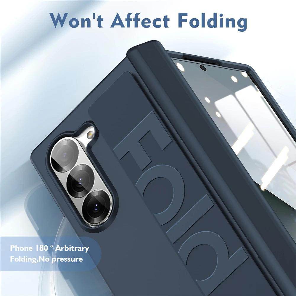 Elastic Silicone Wrist Strap Case For Samsung Galaxy Z Fold Series - FoldifyCase
