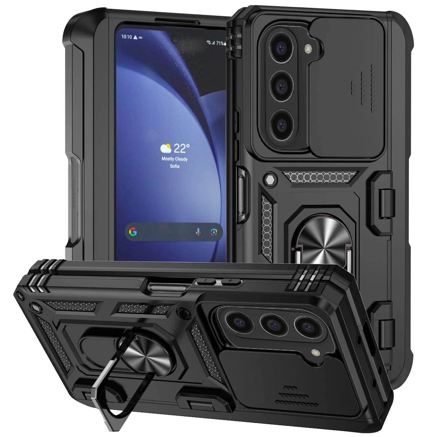 Military Shock Resistant Ring Holder For Samsung Galaxy Z Fold Series - FoldifyCase
