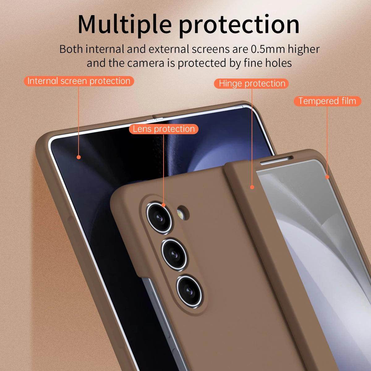 Hinge Protection With S Pen Slot Case For Samsung Galaxy Z Fold Series - FoldifyCase