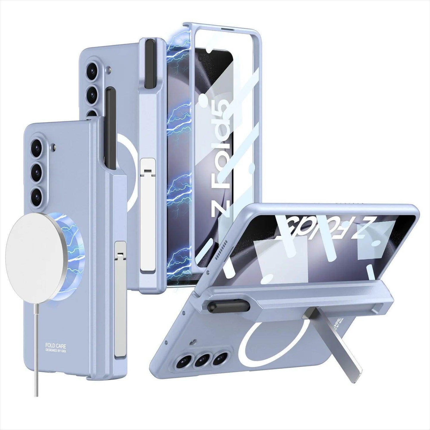 Magnetic Hinge Pen Holder Stand For Samsung Galaxy Z Fold Series - FoldifyCase