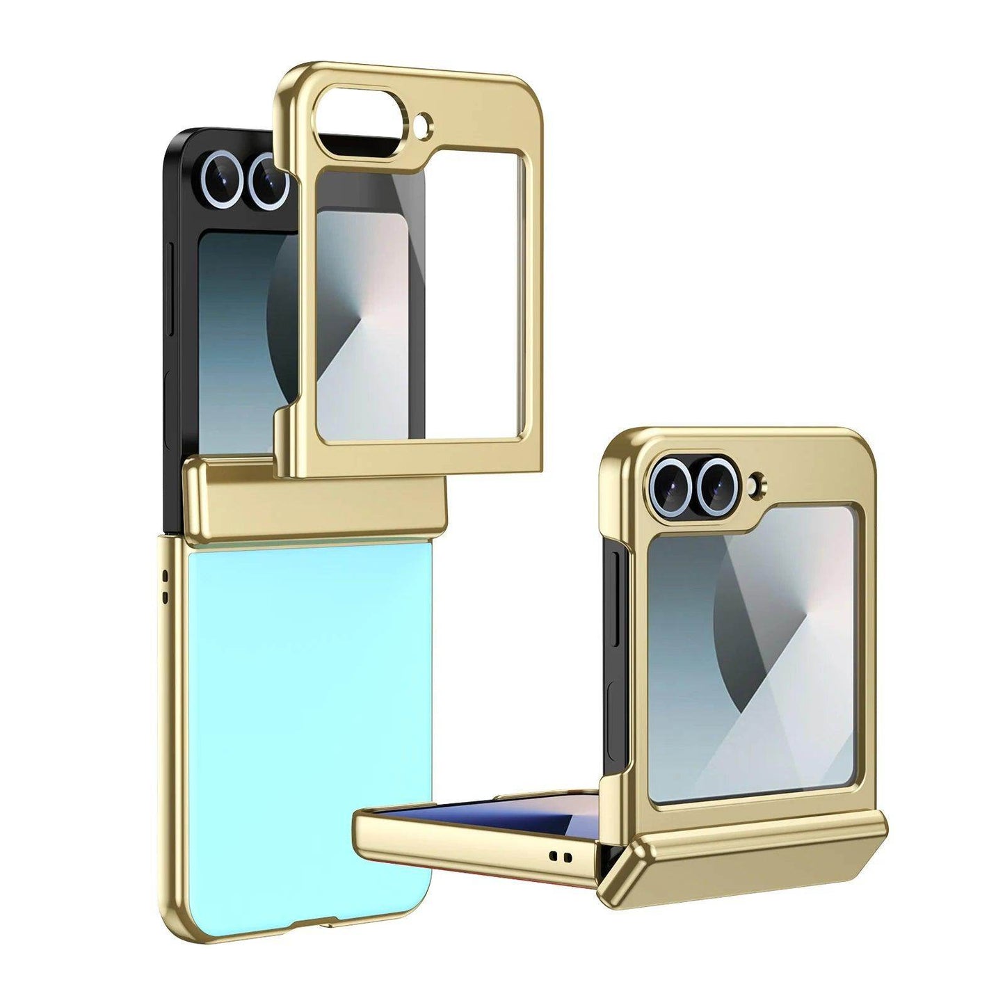 Plating Hinge Protection Case Screen For Samsung Galaxy Z Flip Series - FoldifyCase