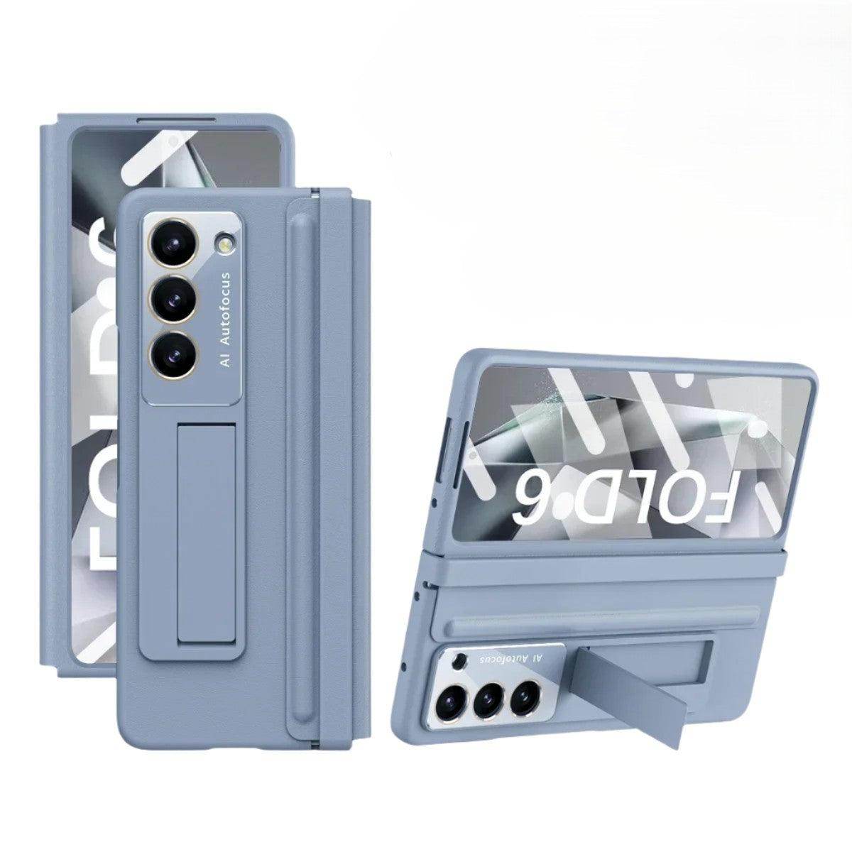 Skin Friendly Matte Leather Bracket For Samsung Galaxy Z Fold Series - FoldifyCase