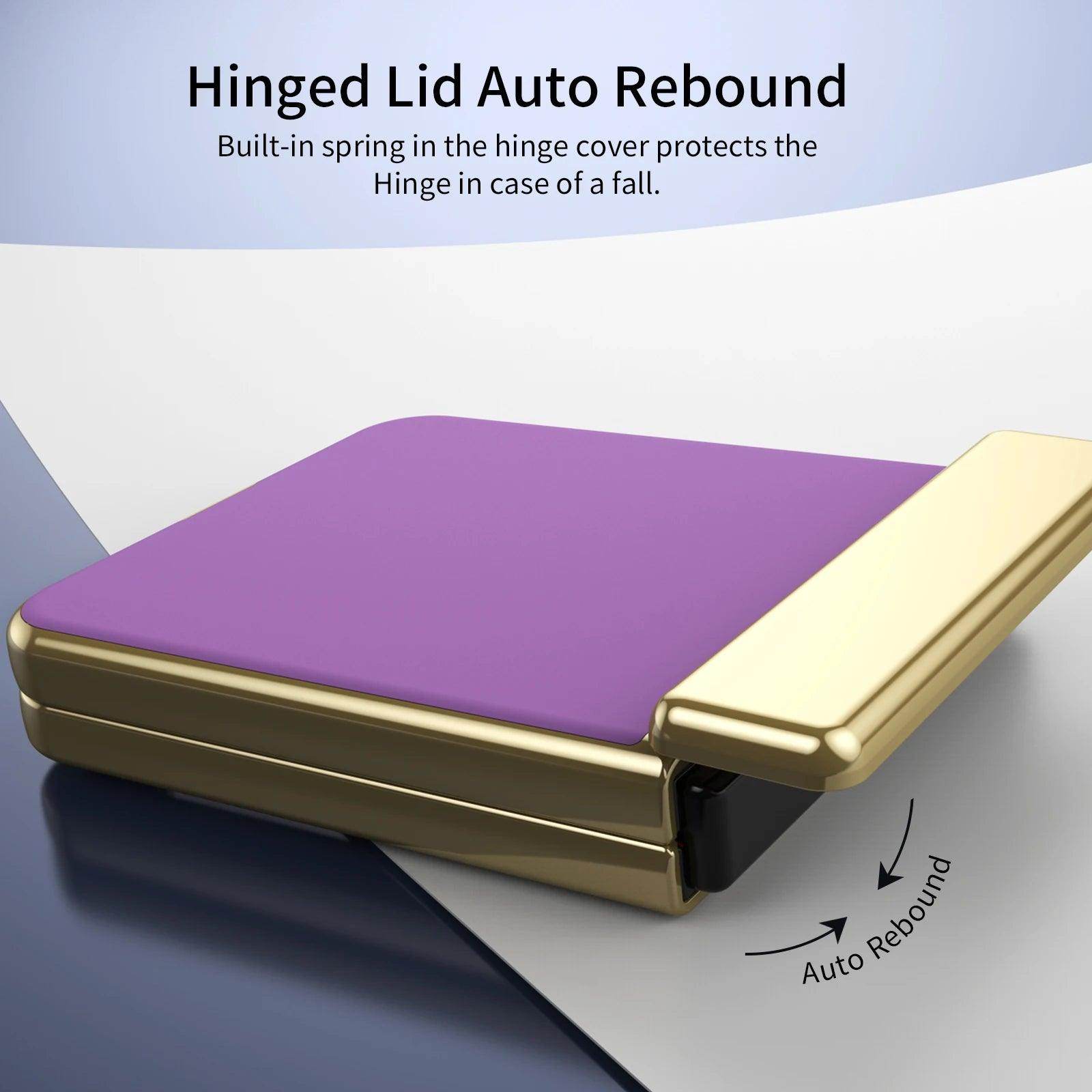 Plating Hinge Protection Case Screen For Samsung Galaxy Z Flip Series - FoldifyCase